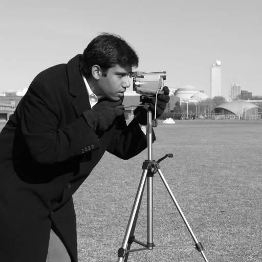Cameraman image compared with its Canny edge map